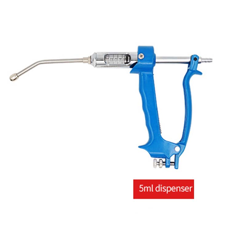 5/10/20/30/50ml Veterinary Metal Feeding Gun Continuous Drench Gun Sheep Cow Pig Goat Livestock Drenching Medication dispenser