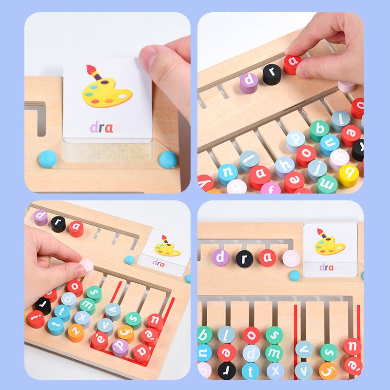 Montessori abeceda párování, hláskování, chůze, bludiště, dětské hry s perem, puzzle, hračky pro rané dětství