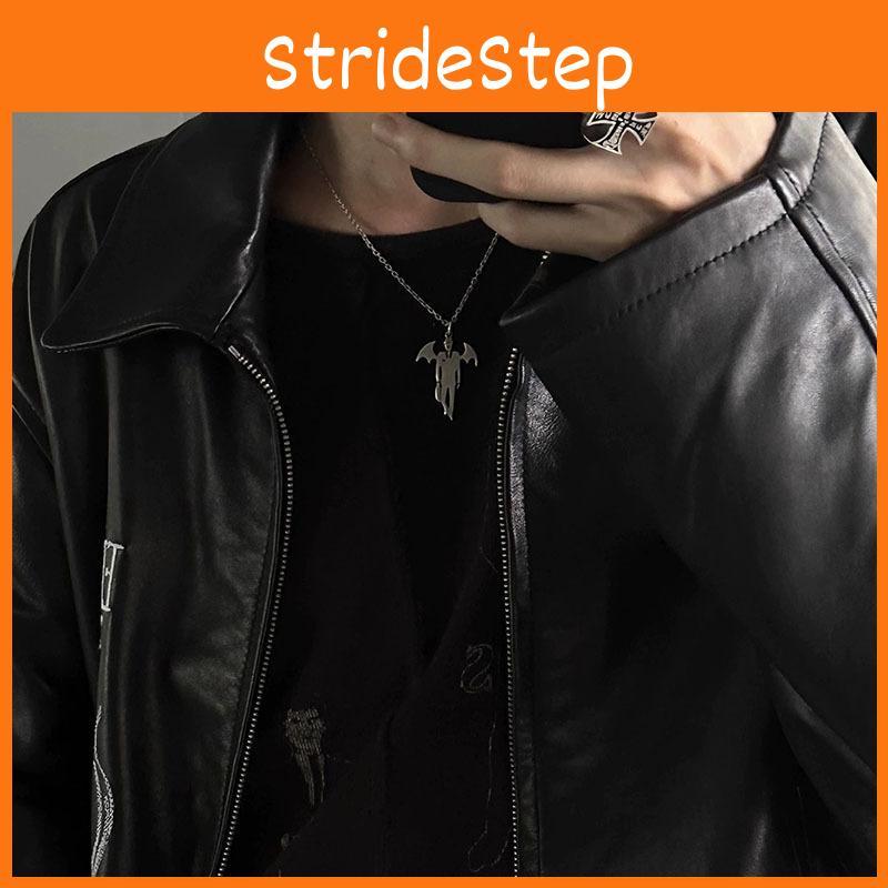 Gothic Vampire Bloodsucker Pendant Chain With Wing Design For Cosplay Costumes