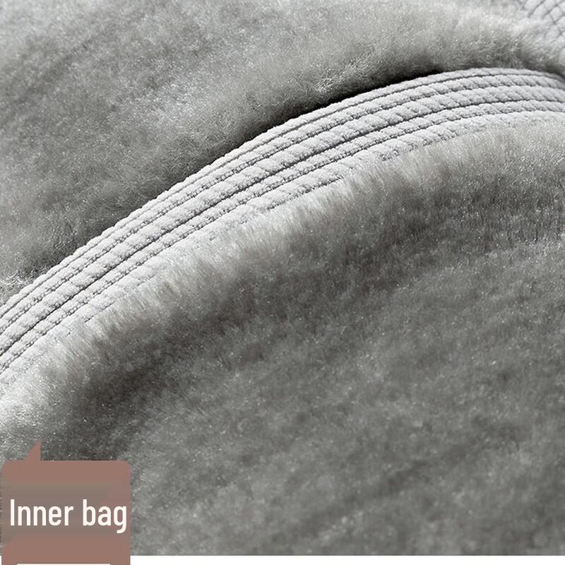 MiiOW Men's Plush Lined Retro Lapel Casual Jacket