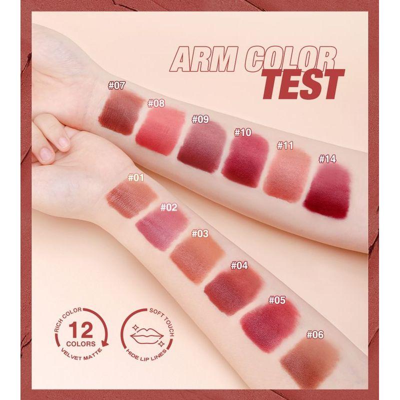 O.TWO.O - Velvet Matte Lip & Cheek Mud (1-5)