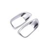 2X Matte Silver Power Seat Control Button Frame Trim For Jaguar E-PACE 2018-2020