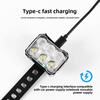 USB Rechargeable Bicycle Light Set Ultra Bright LED Headlight and Taillight for Night Cycling Safety