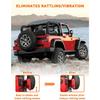 Savadicar TL01 Tailgate Limiter, Aluminum Alloy Rear Trunk Door Latch, Tail Gate Stopper for 2007-2018 Jeep Wrangler JK JKU 2-Door & 4 Door, Tailgate