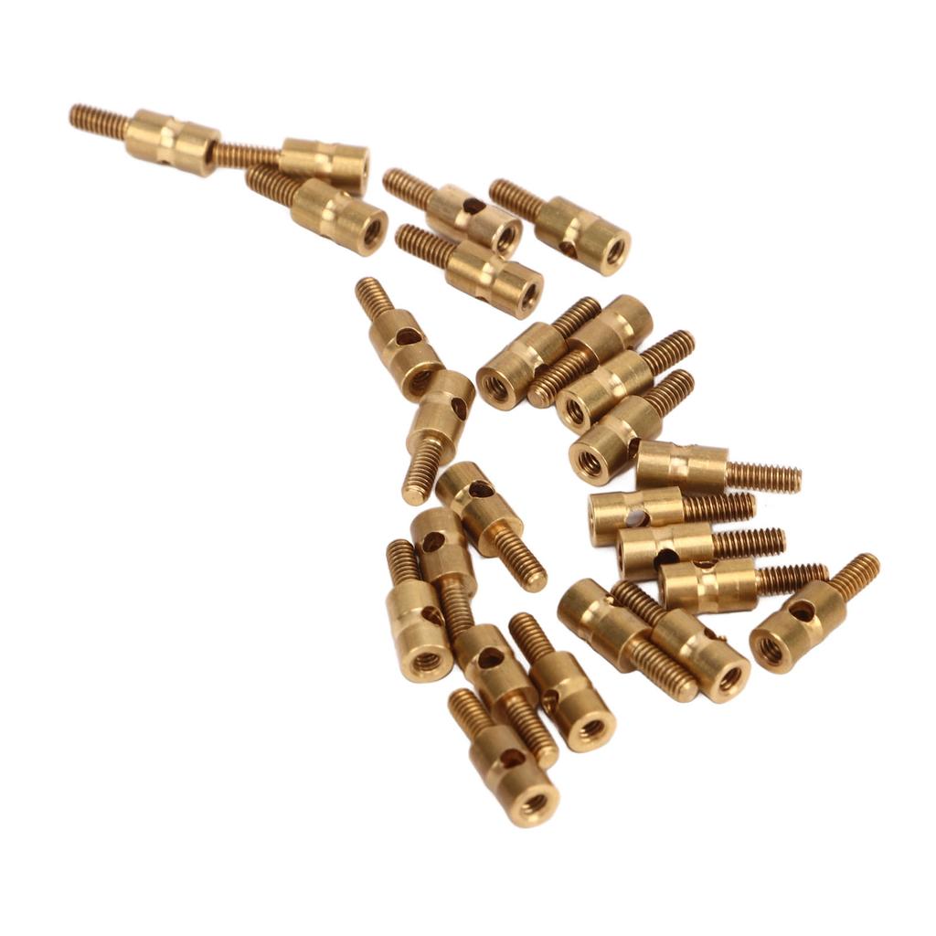 RC Model Pushrod Linkage Stopper 1.5mm Interface Brass Quick Adjust Connector Replacement Part for