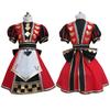 Anime Alice: Madness Returns Cosplay Costume Updated Version Royal/Playing Cards Uniform Dress Outfit Party Role Play Clothing