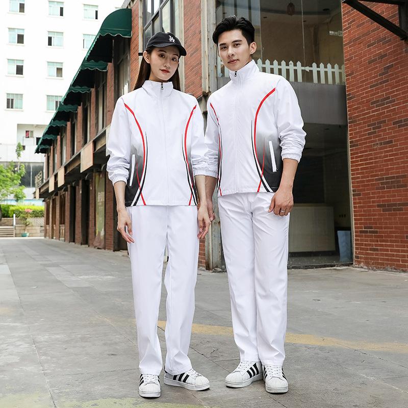 

Спортивный костюм для пар, гимнастика, кадриль, групповая одежда, весенне-осенняя одежда для бега для мужчин и женщин, комплект из двух предметов M-160