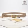 Simple Oval Buckle Pin Buckle Women'S Belt Leather Decorative Suit Skirt Women'S Belt Women