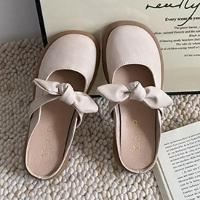 Closed-Toe Half Slippers for Women, Stylish and Versatile Thick-Sole Sandals, Perfect for Summer Outdoors