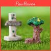 Charming Resin Miniature Signpost Decor For Moss Terrariums And Fairy Gardens