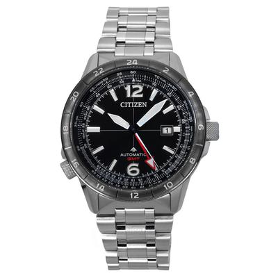 Pánské pilotní hodinky Promaster Air GMT Stainless Steel Černý automatický NB6046-59E 200M