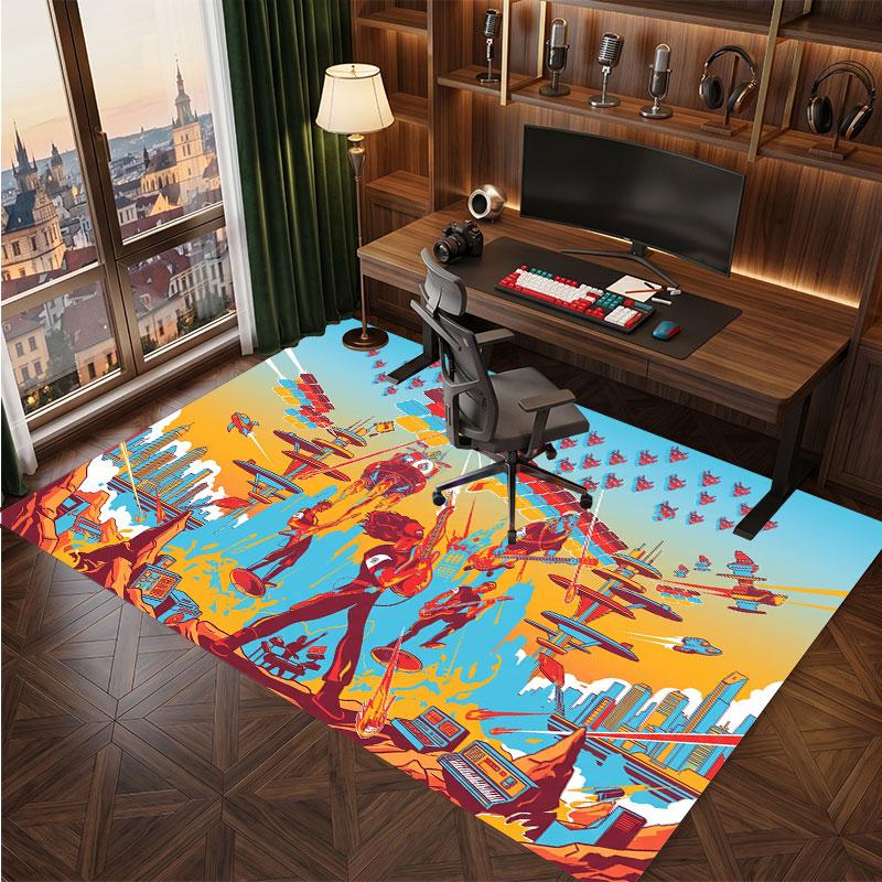 Foo Fighters Rug Soft Thick Non Slip Floor Carpet for Bedroom Living Room Home Decor