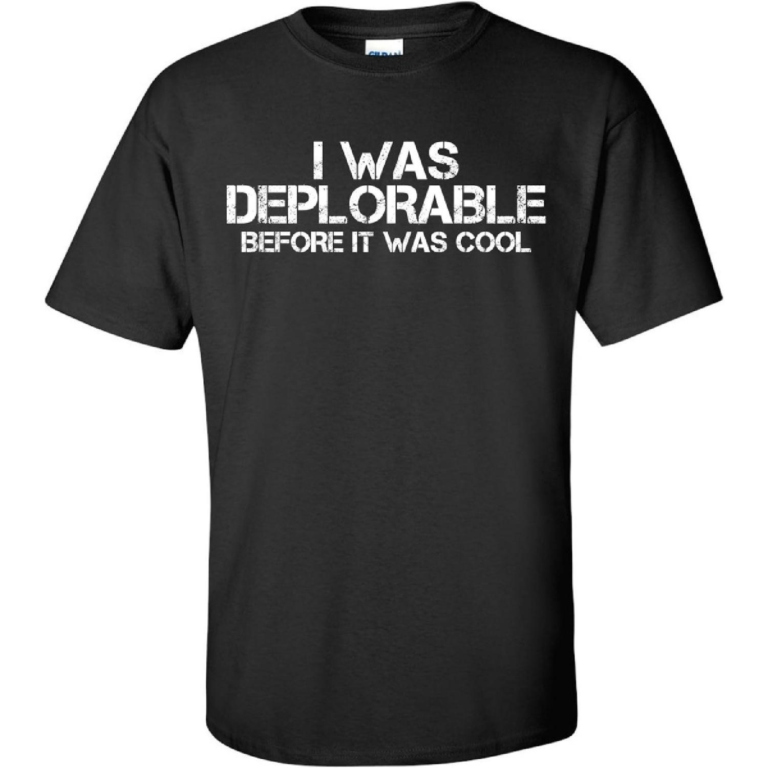 UGP Campus Apparel I was Deplorable Before it was Cool Basic Cotton T-Shirt XXXXXL разноцветный