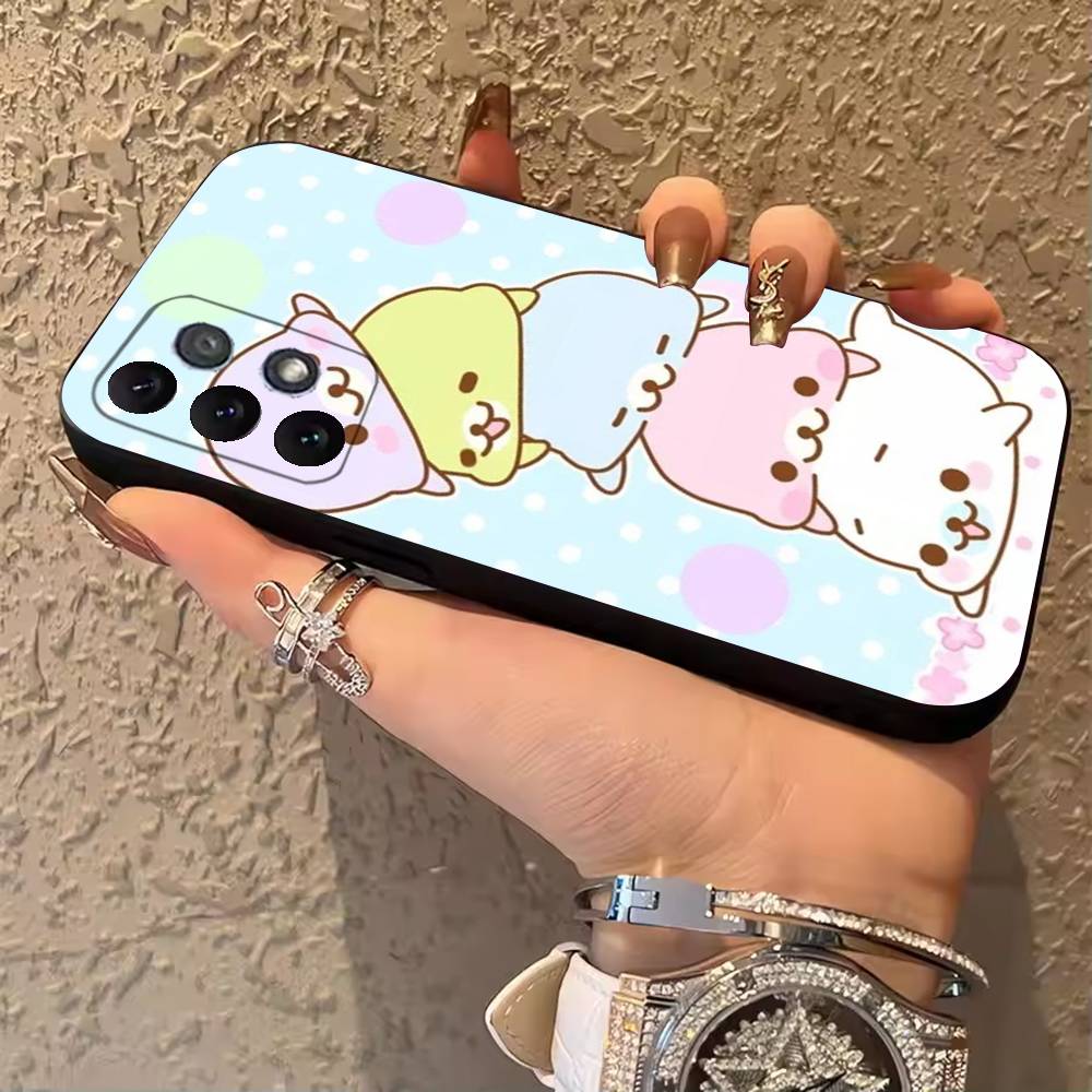 

Cute M-Mamegoma Seal Phone Case For Samsung Galaxy A13,21s,22,31,32,52,53,71,80,A91 Soft Black Shell SamsungA13 5G