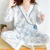 2024 Pure Cotton Maternity Kimono Pajamas - Spring/Summer Postpartum/Nursing Wear for Pregnant Women