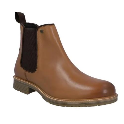 Hunter Men's Munro Grain Leather Dealer Boots