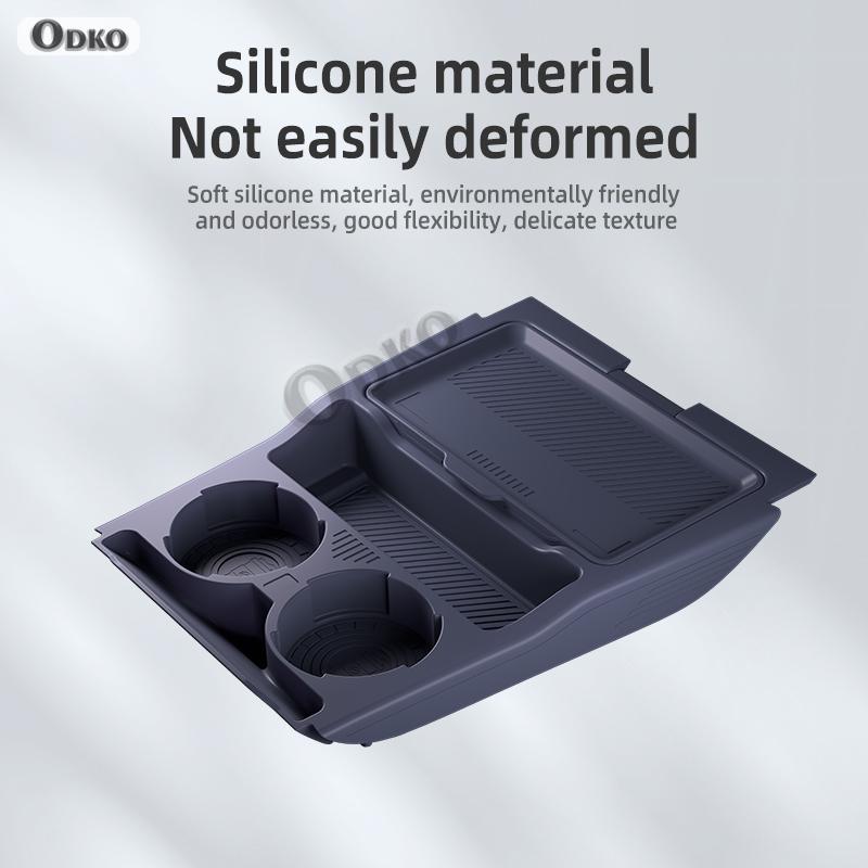 For Geely Boyue L 24 Silicone Storage Box Center Console under Layer Modification Special Car Interior Accessories Organizer