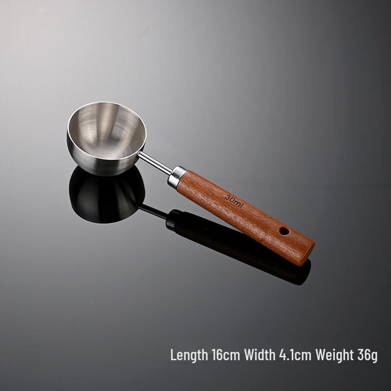 Acacia Wood & Stainless Steel Measuring Spoon Set