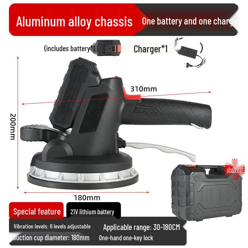 High-Power Lithium Battery Tile Leveling and Vibration Paving Tool for Walls and Floors