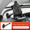 Racing Car Seat Car Phone Holder Car Horizontal and Vertical Oblique Air Outlet Dedicated Tongs Car Navigation with Hooks Fixed