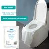 Disposable Toilet Seat Covers, Fully Enclosed Double-Layer Enlarged And Extended Toilet Seat Covers, Individually Wrapped Non-Woven Fabric, Pack of 5