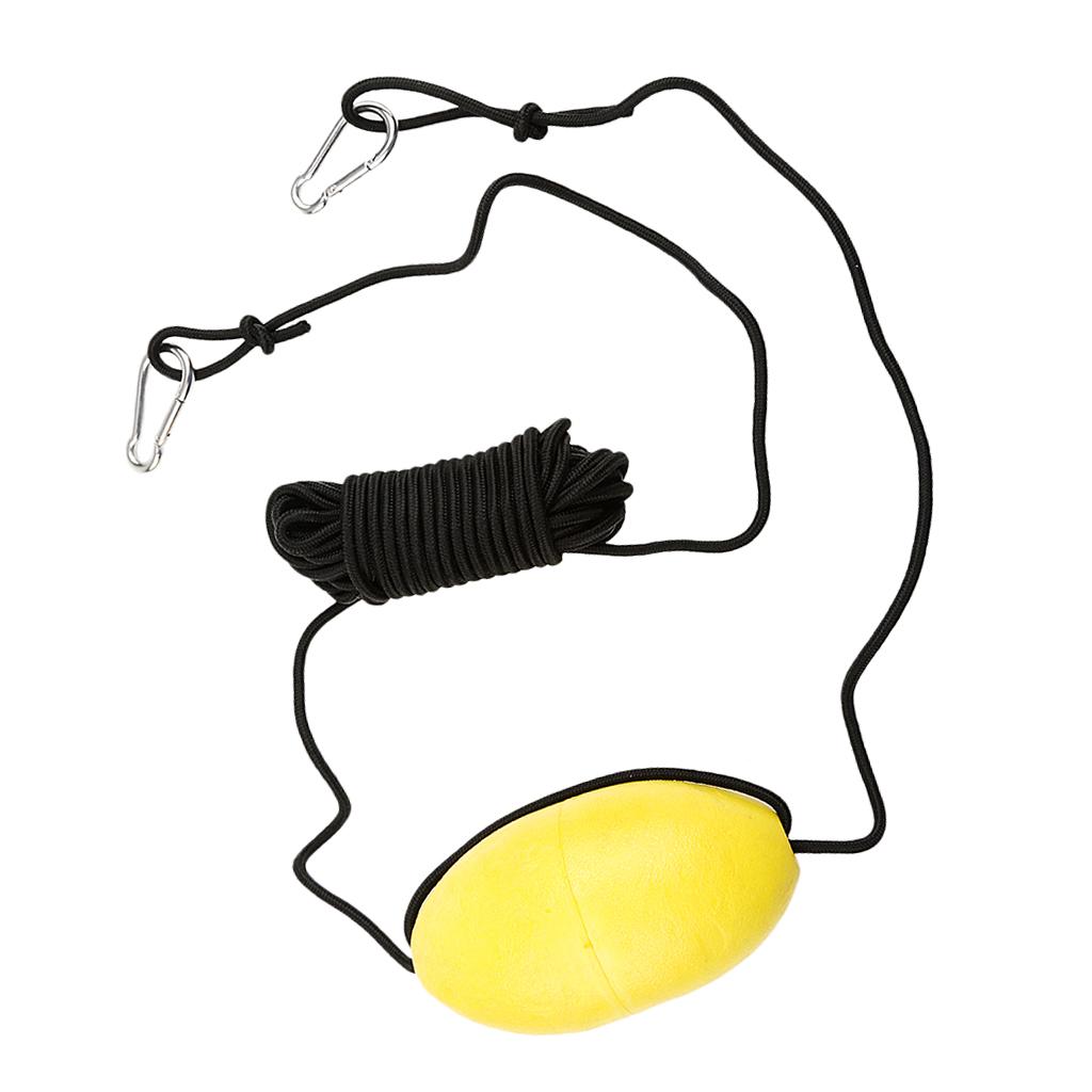Kayak Canoe Float Tow Rope Line with Stainless Steel Clip Kayak Parts Rope for Fishing Kayak Accessories