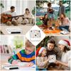 Music Player Portable Bluetooth CD Player Rechargeable Home/Car Walkman HiFi Lound Dual Speakers