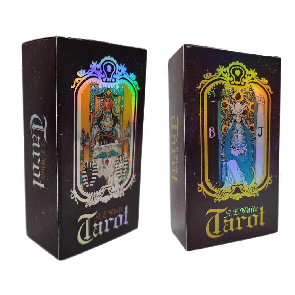HAMILO Tarot Gorgeous Holographic Fortune Telling Set of 2 Cards, Cards,
