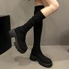Women High Boots Platform Designer Winter Shoes Flats Over The Knee Fashion Sock Boots 2025 New Cozy Dress Chelsea Botas Mujer