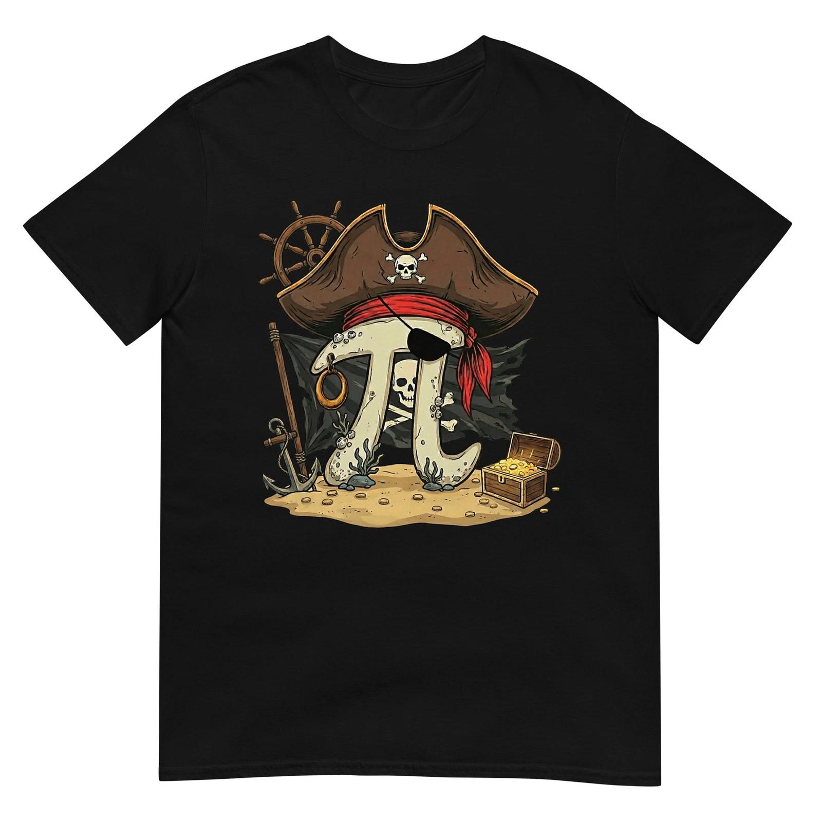 Funny Pi Rate Pirate PiDay 3.14 Math Teacher Science Student T-Shirt L