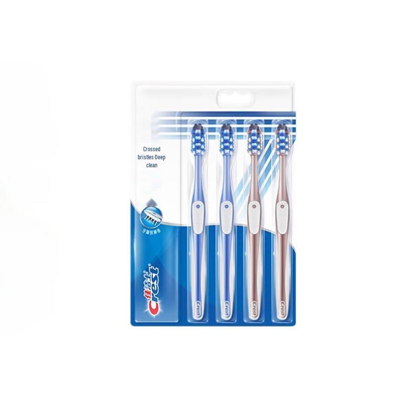 Crest 7-Effect Gentle Cleaning Toothbrush 4-Pack