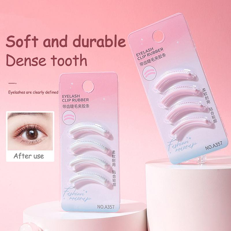 4 ks Dámské Módní Náhradní Gumičky do Kleštiček na Řasy Elastické Náhradní Podložky Gelové Klipy Nástroje na Make-up Očí