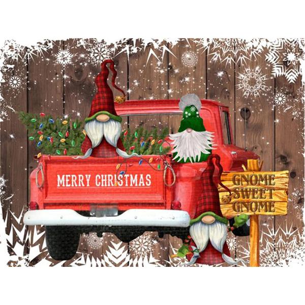 Full Square Round Diamond Painting Santa Claus Mosaic Christmas DIY 5D Diamond Embroidery Pumpkin Needlework Wall Art