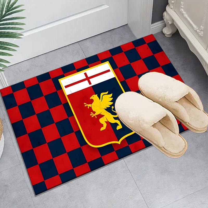 1PC Lion Shield Genoa Floor Mat for Living Room, Game Rooms, Office, Bedroom, Office Floor Mat Playful Design, Christmas Fan Gifts