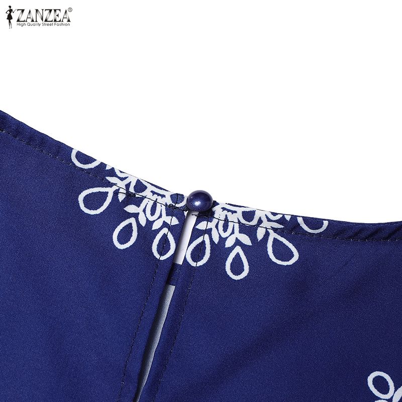 ZANZEA Two Piece Suit Women Sleeveless Print Tank Tops and Long Pants Casual Sets