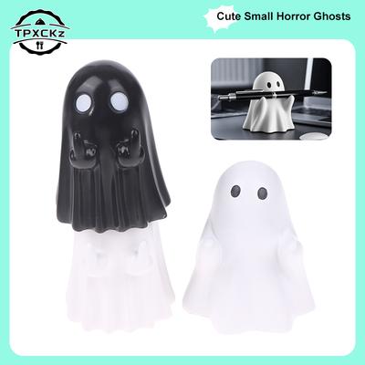 Środkowy Palec Urocza Statuetka Ducha Duchy Małe Straszne Figurki Ducha Halloween Dekoracje Domu Ozdoby na Stół Kawowy Półka