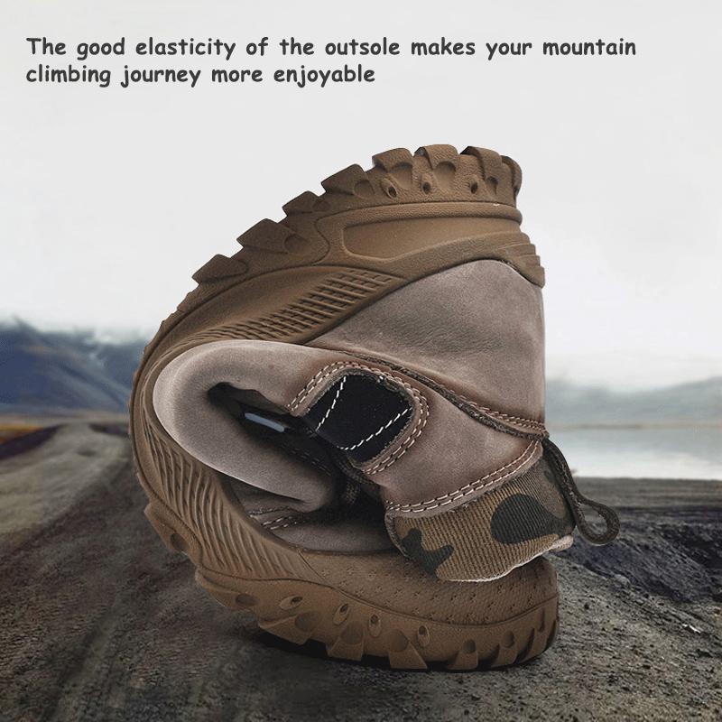 Férfi magas szárú pamutcsizmák, szabadidős cipők Túratúracipők