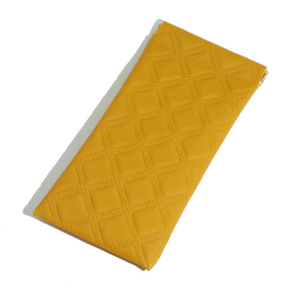 Borsa Portafogli Diamantata in Ecopelle PU Chiusura Automatica Copertura Protettiva per Occhiali Custodia per Occhiali Organizzatore Impermeabile per Pennelli da Trucco
