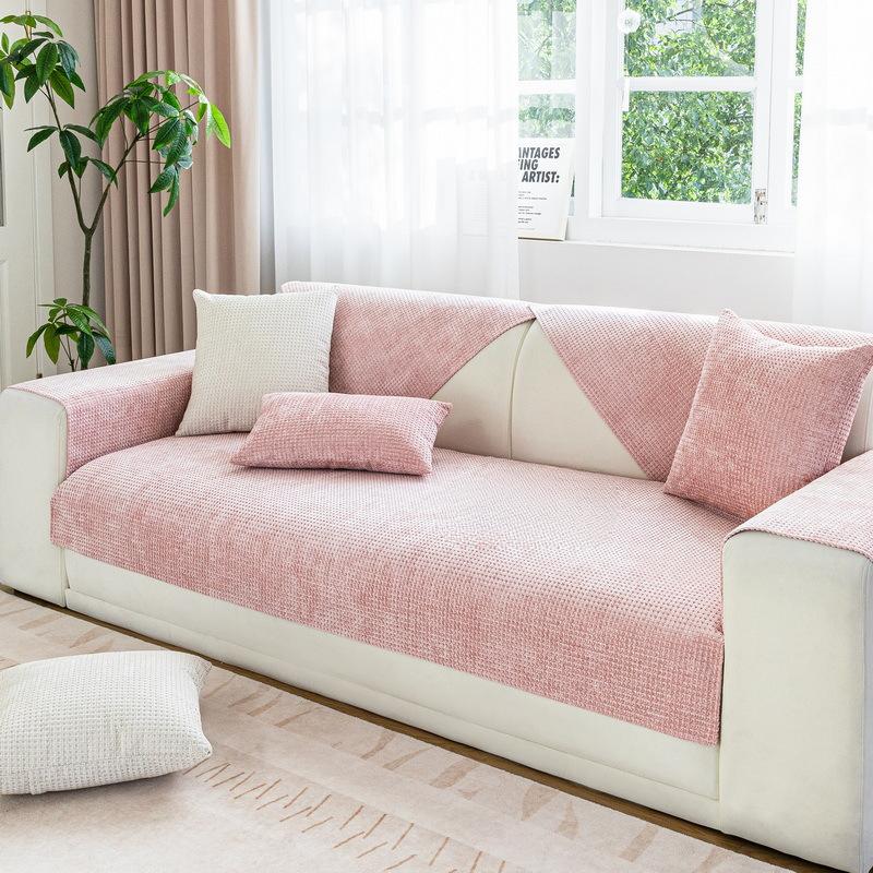 

Подушка для дивана Four Seasons Универсальный чехол на сиденье дивана Синель Подушка для дивана Современный простой нескользящий чехол на сиденье 70*70cm