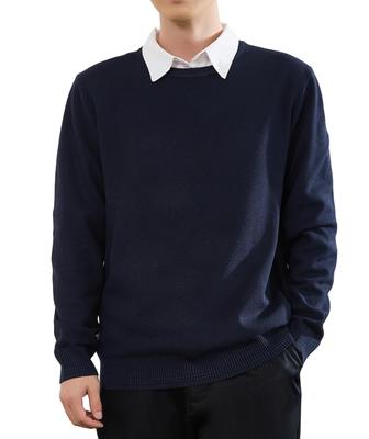 COOFANDY Manga Longa Malha Japonês Regular Gola Redonda Piqué Canelado Liso Tamanhos Grandes Suéter Masculino, Tamanhos, Caimento, Gola, Malha, Mangas, Pulôver, Quente, Cor,