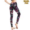 Pantaloni de yoga elastici cu imprimeuri de vrăjitoare albastre pentru femei, fitness, alergare, sală, sport, pantaloni activi