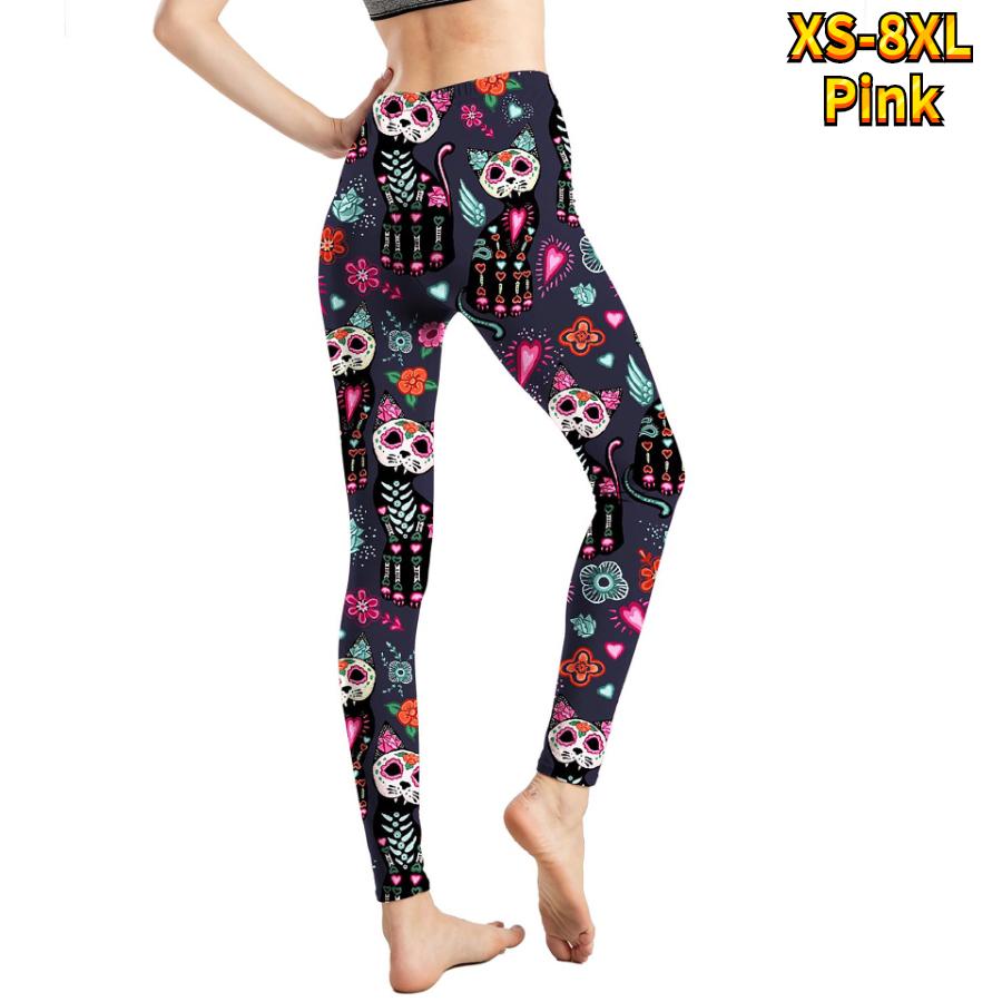 Pantaloni de yoga elastici cu imprimeuri de vrăjitoare albastre pentru femei, fitness, alergare, sală, sport, pantaloni activi