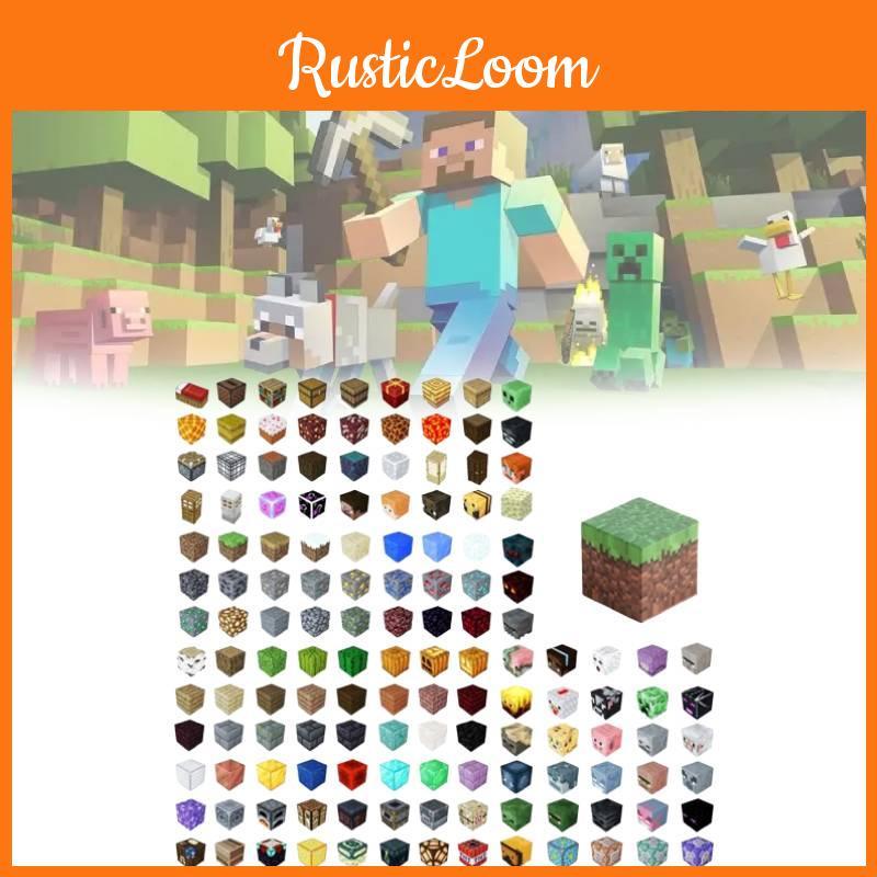 50pcs Building Magnetic Blocks Children Minecraft Style Creative Learning Toy