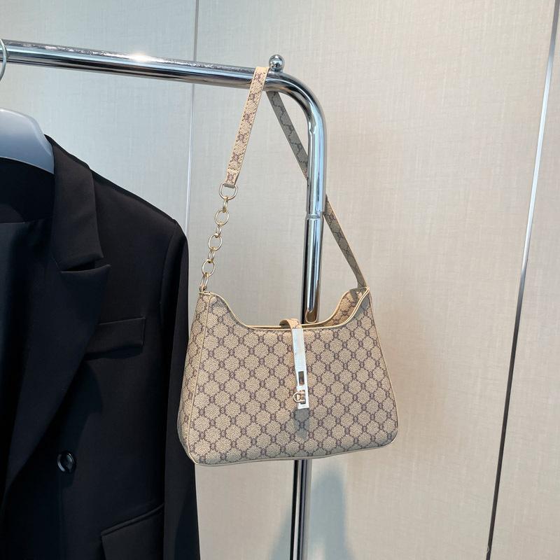 

Новая популярная сумка через плечо с ретро-принтом для женщин 2025 года, новая весенне-летняя модная сумка через плечо, простая модная ручная сумка