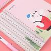 A5 Simple Cartoon Coil Notebook - Grid Style Diary for Business & Drafting