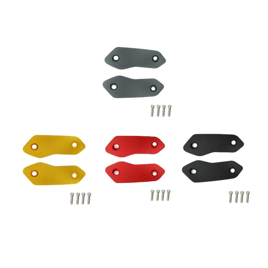 2Pcs Motorcycle Mirror Block Off Plates Rearview Mirror Parts Decorations Sturdy Motorcycle Accessories for 560