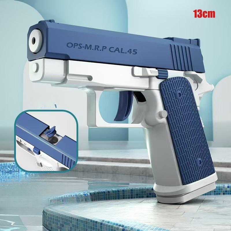 Glock Water Gun Children's Toy, Water Spray, Water Play, Large-capacity Press, Continuous Water Gun Children's Toy Gift