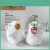 Adorable Tricolor Capybara Plush Keychain Soft Stuffed Animal Bag Charm Wholesale