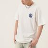 New MLB Old Flower T Shirts Unisex Milk White 3ATSM2023-50CRS