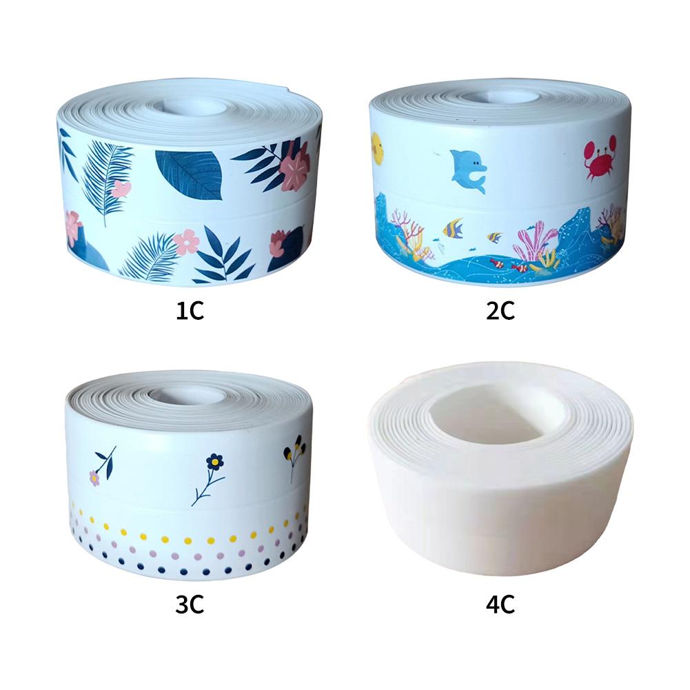 Waterproof Anti-Mold Sealant Tape Multifunctional PVC Stickers Bathroom Toilet Crack Sealing Seam Stickers